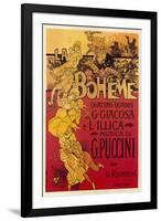 Puccini, La Boheme-Adolfo Hohenstein-Framed Art Print