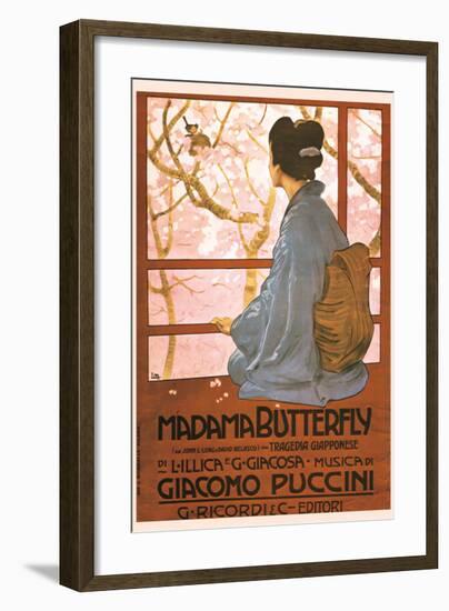 Puccini, Madama Butterfly-Leopoldo Metlicovitz-Framed Premium Giclee Print