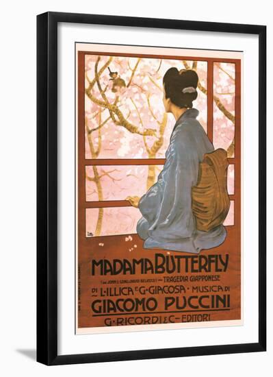 Puccini, Madama Butterfly-Leopoldo Metlicovitz-Framed Premium Giclee Print