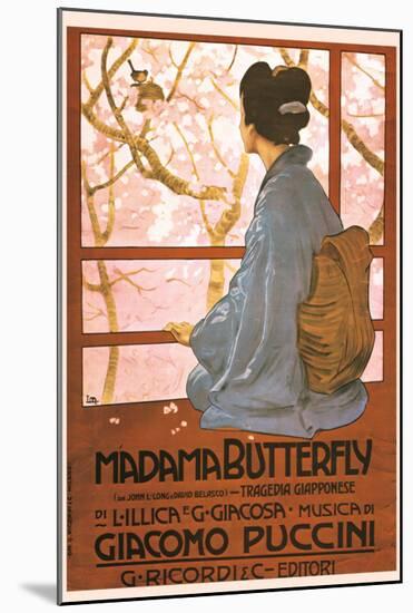 Puccini, Madama Butterfly-Leopoldo Metlicovitz-Mounted Premium Giclee Print