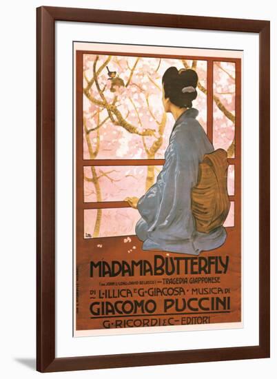 Puccini, Madama Butterfly-Leopoldo Metlicovitz-Framed Premium Giclee Print