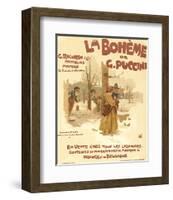 Puccini Opera La Boheme Paris-null-Framed Art Print