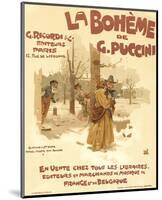 Puccini Opera La Boheme Paris-null-Mounted Art Print