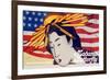 Puccini Opera Madama Butterfly-null-Framed Art Print