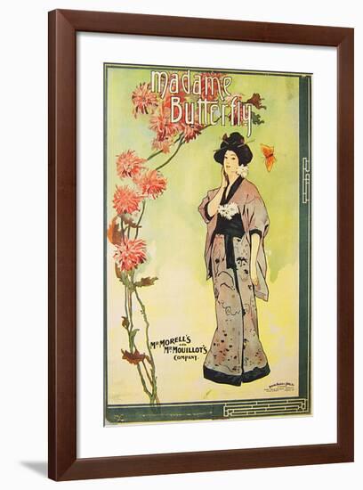 Puccini Opera Madame Butterfly-null-Framed Art Print