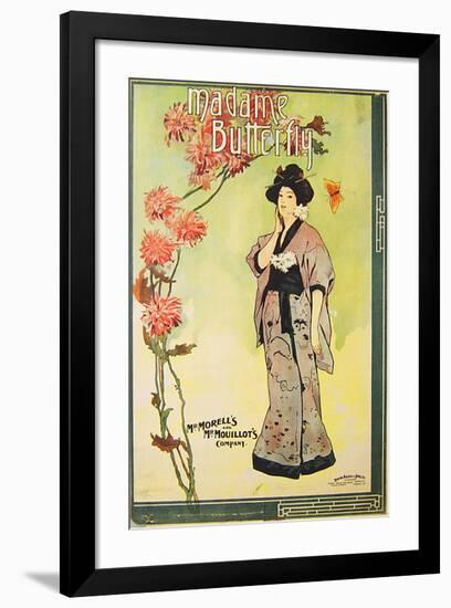 Puccini Opera Madame Butterfly-null-Framed Art Print