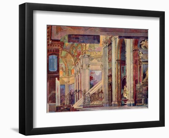 PUCCINI - opera TOSCA-Adolfo Hohenstein-Framed Giclee Print