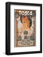 Puccini, Tosca-Leopoldo Metlicovitz-Framed Premium Giclee Print