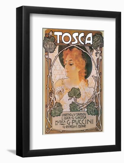 Puccini, Tosca-Leopoldo Metlicovitz-Framed Premium Giclee Print