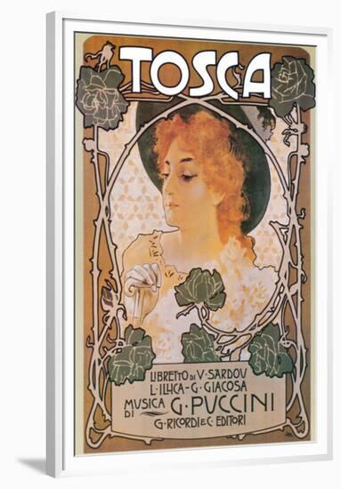 Puccini, Tosca-Leopoldo Metlicovitz-Framed Premium Giclee Print