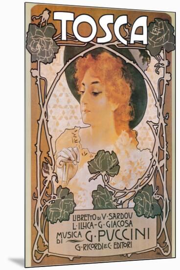 Puccini, Tosca-Leopoldo Metlicovitz-Mounted Premium Giclee Print