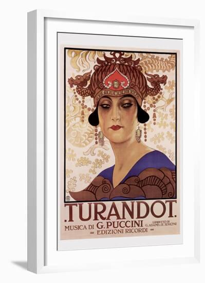 Puccini, Turandot-null-Framed Premium Giclee Print