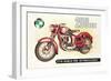 Puch 250 SGS with Cutaway View-null-Framed Art Print