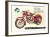 Puch 250 SGS with Cutaway View-null-Framed Art Print