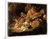 Puck and Fairies, from 'A Midsummer Night's Dream', C.1850 (Oil on Millboard)-Sir Joseph Noel Paton-Framed Giclee Print