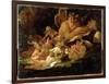 Puck and Fairies, from 'A Midsummer Night's Dream', C.1850 (Oil on Millboard)-Sir Joseph Noel Paton-Framed Giclee Print