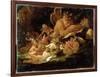 Puck and Fairies, from 'A Midsummer Night's Dream', C.1850 (Oil on Millboard)-Sir Joseph Noel Paton-Framed Giclee Print