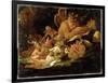 Puck and Fairies, from 'A Midsummer Night's Dream', C.1850 (Oil on Millboard)-Sir Joseph Noel Paton-Framed Giclee Print