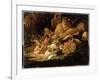 Puck and Fairies, from 'A Midsummer Night's Dream', C.1850 (Oil on Millboard)-Sir Joseph Noel Paton-Framed Giclee Print