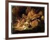 Puck and Fairies, from 'A Midsummer Night's Dream', C.1850 (Oil on Millboard)-Sir Joseph Noel Paton-Framed Giclee Print