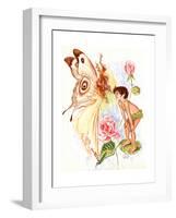 Puck and Fairy-Judy Mastrangelo-Framed Giclee Print