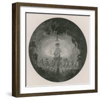 Puck and the Fairies, Mid Summer Night's Dream-Richard Dadd-Framed Giclee Print