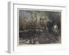 Puck as Will O' the Wisp-Arthur Rackham-Framed Art Print