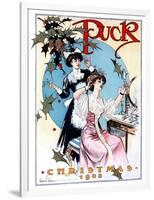 Puck Christmas 1908-Gordon Grant-Framed Art Print