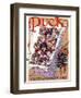 Puck Christmas 1909-Gordon Grant-Framed Art Print