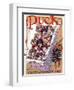 Puck Christmas 1909-Gordon Grant-Framed Art Print