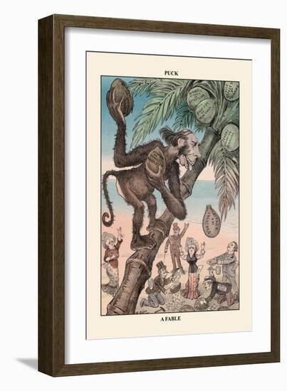 Puck Magazine: A Fable-Frederick Burr Opper-Framed Art Print