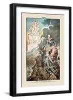 Puck Magazine: A Great Past and a Pitiful Present-Bernhard Gillam-Framed Art Print