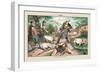 Puck Magazine: A Hard Job with the Hogs-Terry Gilliam-Framed Art Print