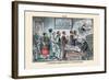 Puck Magazine: A Modern Improvement in Journalism-Frederick Burr Opper-Framed Art Print