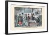 Puck Magazine: A Modern Improvement in Journalism-Frederick Burr Opper-Framed Art Print