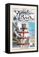 Puck Magazine: A Safe Conclusion-Eugene Zimmerman-Framed Stretched Canvas