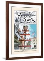 Puck Magazine: A Safe Conclusion-Eugene Zimmerman-Framed Art Print