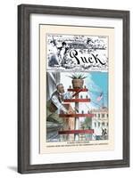 Puck Magazine: A Safe Conclusion-Eugene Zimmerman-Framed Art Print