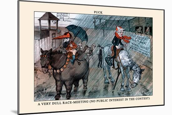 Puck Magazine: A Very Dull Race-Meeting-Frederick Burr Opper-Mounted Art Print