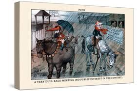 Puck Magazine: A Very Dull Race-Meeting-Frederick Burr Opper-Stretched Canvas