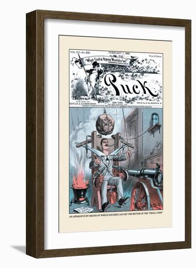 Puck Magazine: An Apparatus-F. Graetz-Framed Art Print