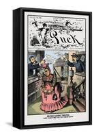 Puck Magazine: An Old Saying Twisted-F. Opper-Framed Stretched Canvas