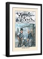 Puck Magazine: Another Boycott-Frederick Burr Opper-Framed Art Print