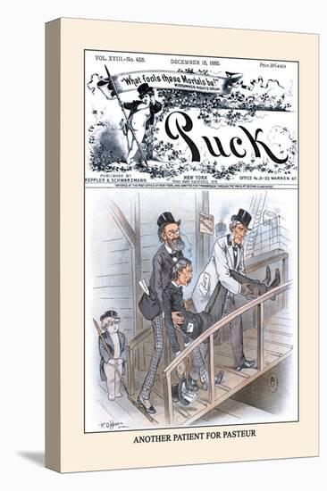 Puck Magazine: Another Patient for Pasteur-Frederick Burr Opper-Stretched Canvas