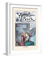 Puck Magazine: at It Again!-Eugene Zimmerman-Framed Art Print