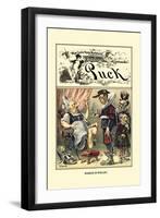 Puck Magazine: Barkis is Willin'!-John R. Neill-Framed Art Print