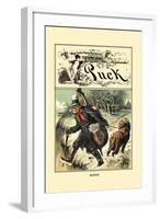 Puck Magazine: Blind!!-John R. Neill-Framed Art Print