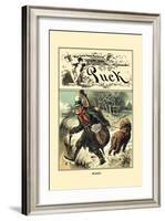 Puck Magazine: Blind!!-John R. Neill-Framed Art Print