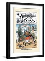 Puck Magazine: Bullets and Bull's Eyes-F. Graetz-Framed Art Print