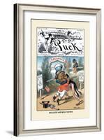 Puck Magazine: Bullets and Bull's Eyes-F. Graetz-Framed Art Print